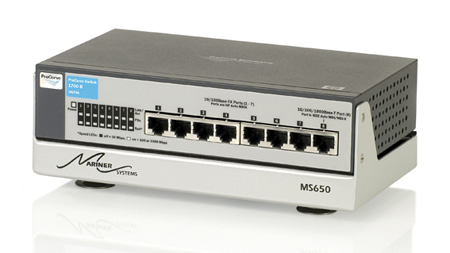 HP Procurve Switch 1700-8 with MS650 Mariner Kit